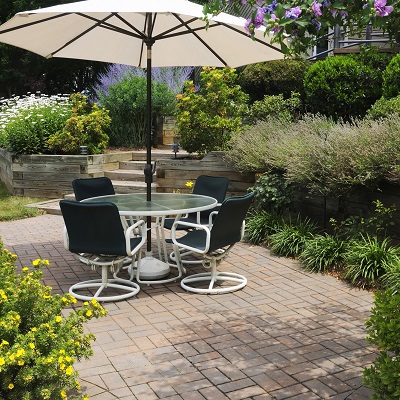 Gebakken klinkers terrassen