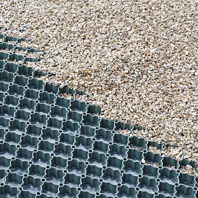 Grindplaten met grind of split