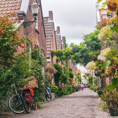 Mens en Gezondheid groene straat
