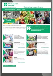 Startpagina Voeding - (docentenversie)