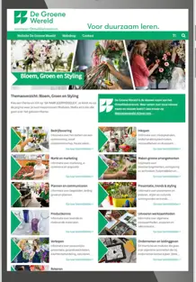 Startpagina Bloem, Groen & Styling