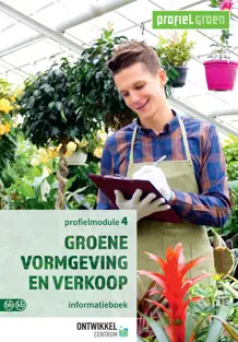 Groene vormgeving en verkoop informatieboek