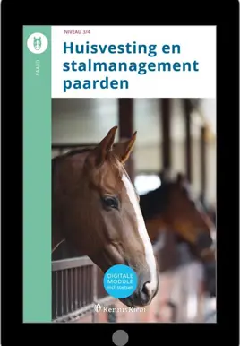 Digitale module Huisvesting en stalmanagement paarden