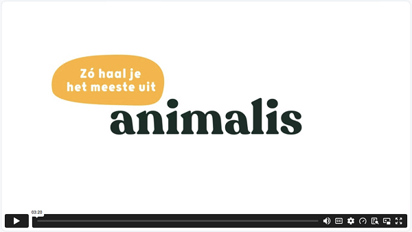 Screenshot uitlegvideo Animalis